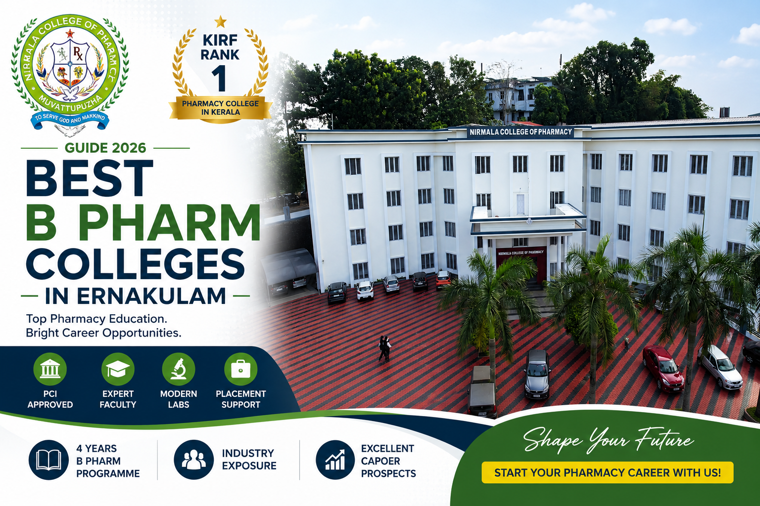 Nirmala College of Pharmacy campus